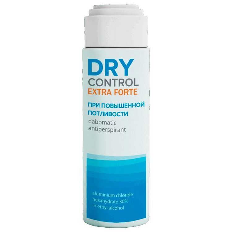 Dry Control Экстра Форте дезодорант дабоматик от обильного потоотделения 30% фл.без спирта 50 мл cool breeze дезодорант спрей мужской extra fresh 200