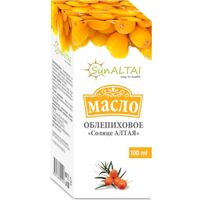 

Солнце Алтая Облепиховое масло 100 мл