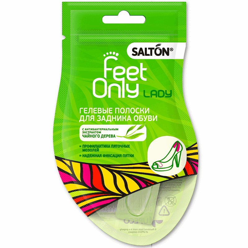 

Salton Feet Only Lady полоска гелевая для задника обуви для женщин 2 шт
