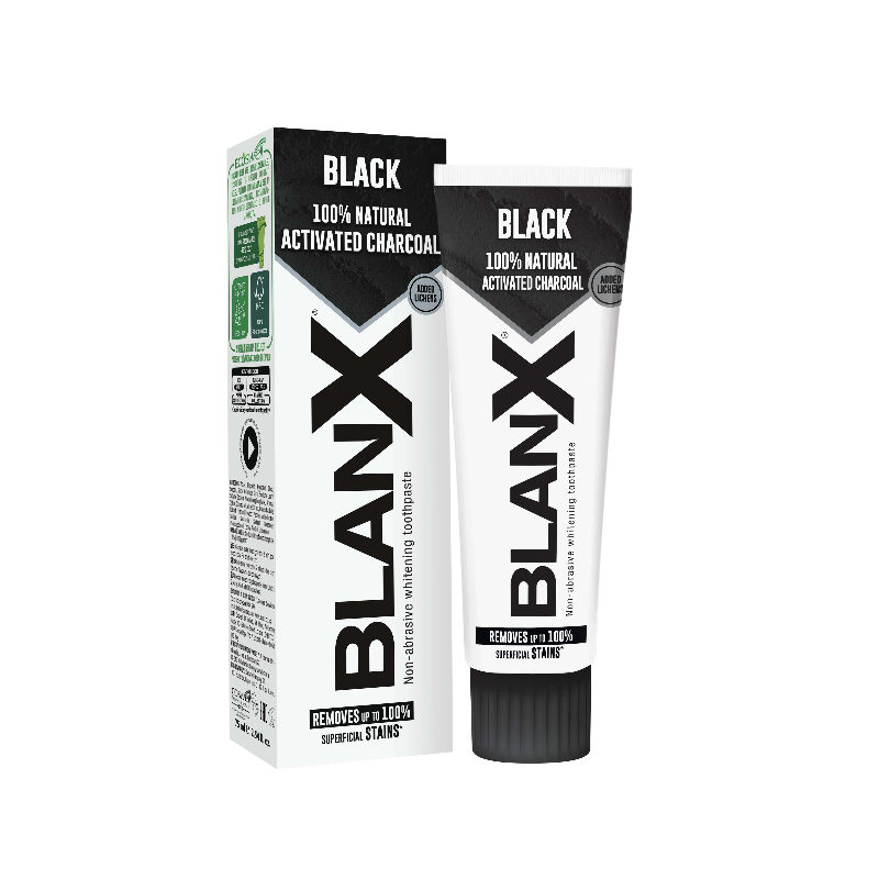 Изображение товара BlanX Зубная паста отбеливающая древесный уголь 75 мл