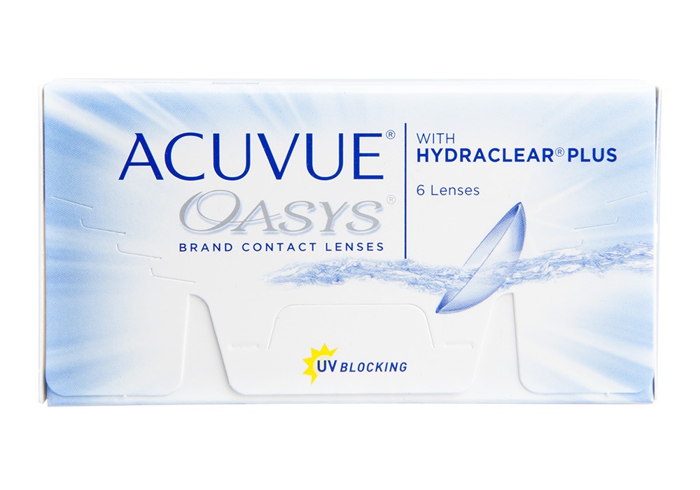 Линза контактная Acuvue Oasys BC=8,4 -8,50 6 шт линза контактная acuvue 1 day moist bc 8 5 1 75 30
