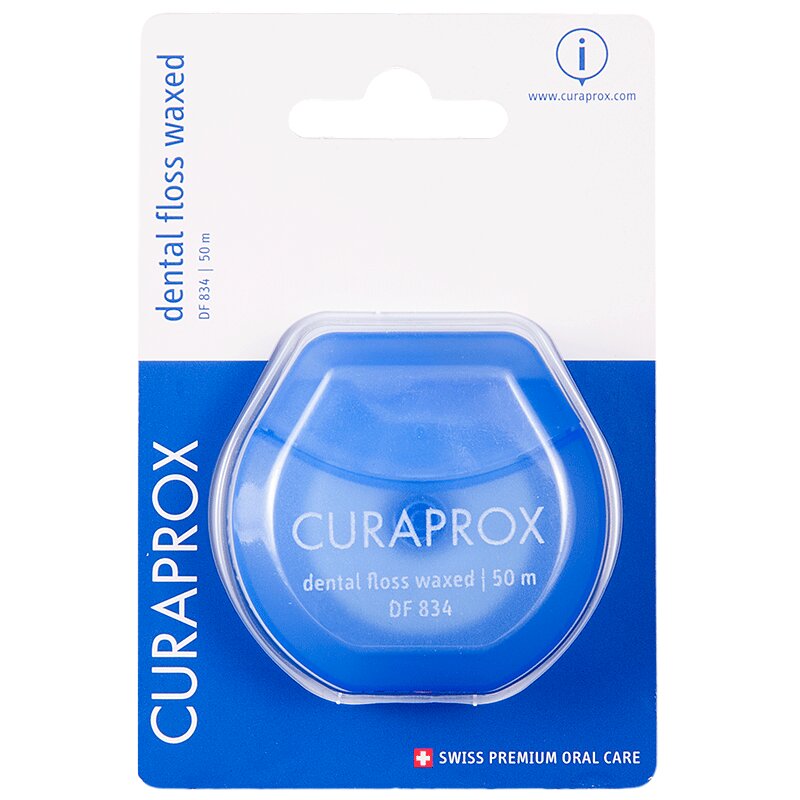 Curaprox Нить зубная Мятная 50 м зубная нить 50 м 2 шт 5145082