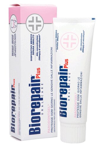 BioRepair  Плюс Пародонтгел зубная паста д/профилактики пародонтоза 75 мл зубная паста с экстрактом лечебных трав и биосолей