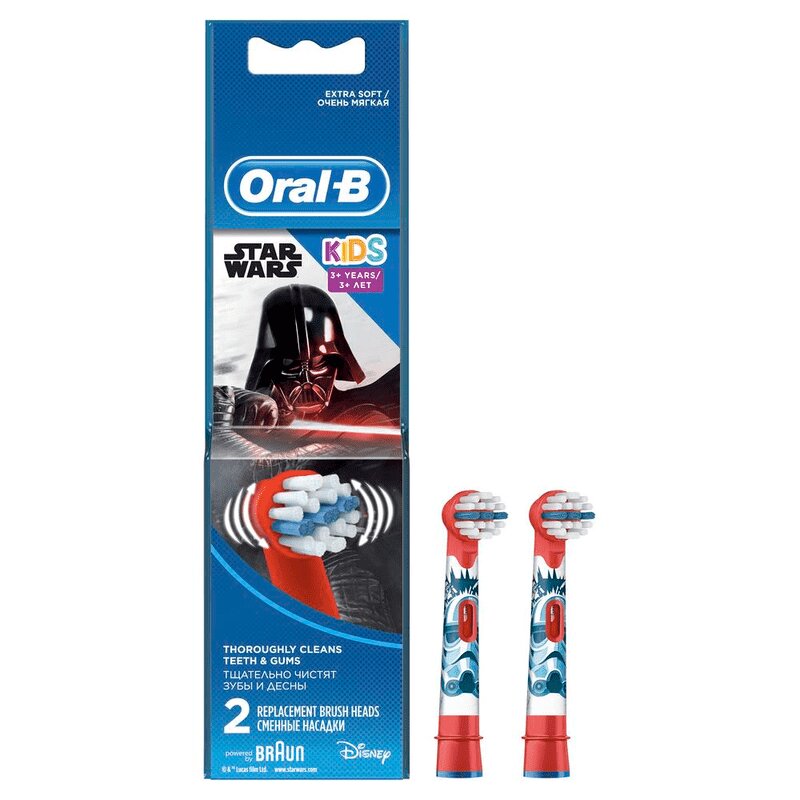 

Oral-B Стейджес Пауэр Насадка д/эл.зубной щетки 2 шт Звездные войны
