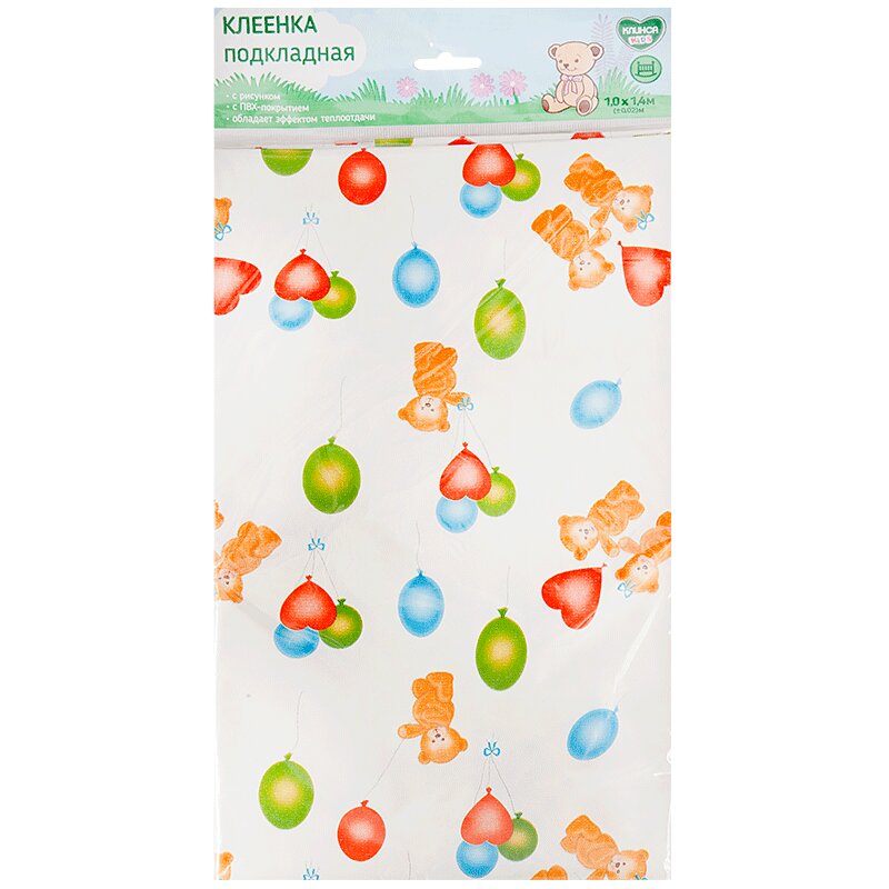 Изображение товара Клинса клеенка 1,0 х 1,4 м детская