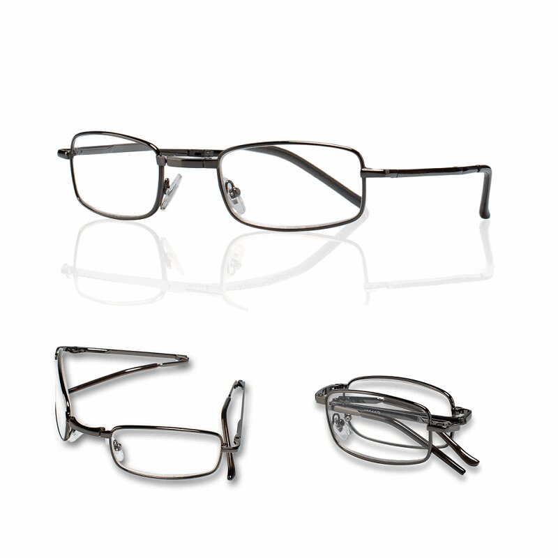 

Очки корригирующие Kemner Optics металлические складные для чтения +1,0