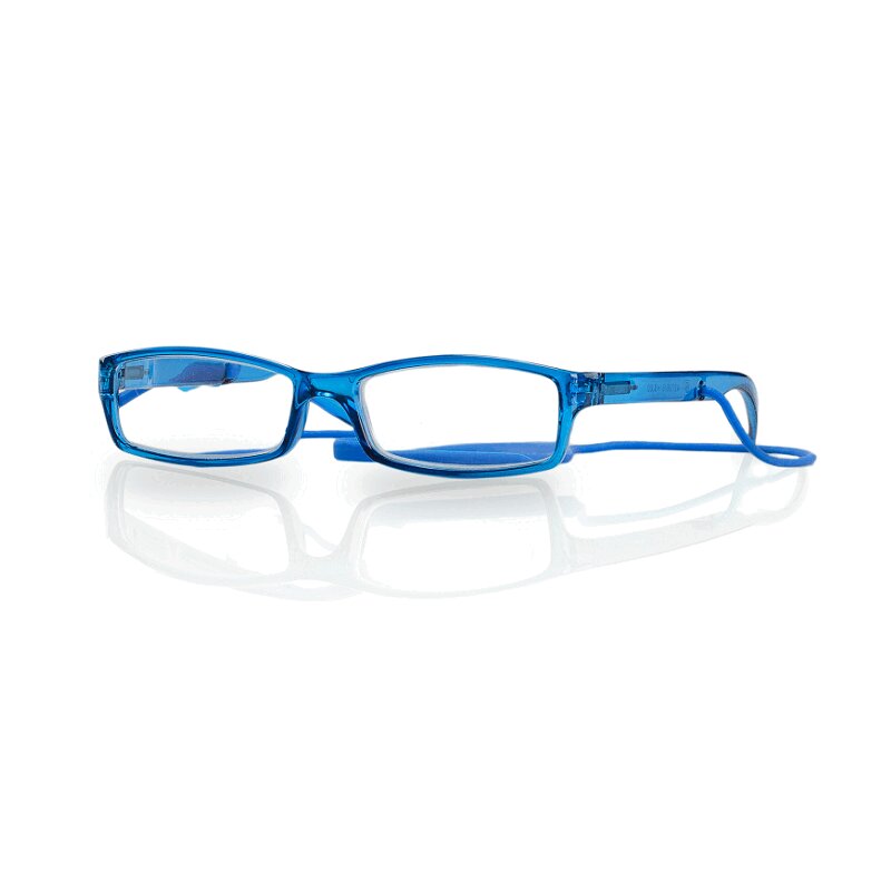Очки корригирующие Kemner Optics глянцевые пластик со шнуром для чтения +1,0 синие правила чтения английских слов для ленивых учебное пособие