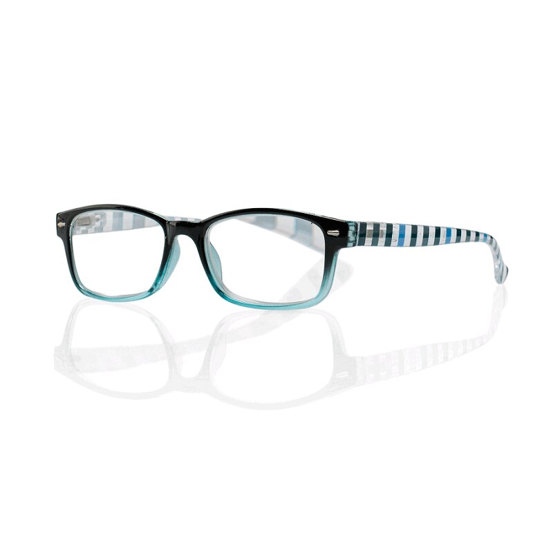Очки корригирующие Kemner Optics пластик для чтения +1,0 с градиентом черно-голубые очки франциска ассизского