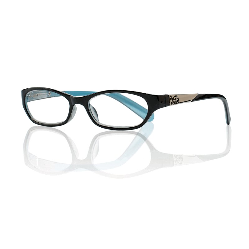 

Очки корригирующие Kemner Optics пластик для чтения +1,0 черно-голубые