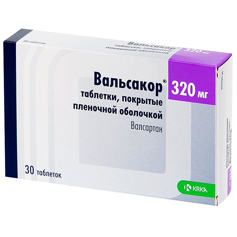 Изображение товара Вальсакор 320 мг таблетки 30 шт
