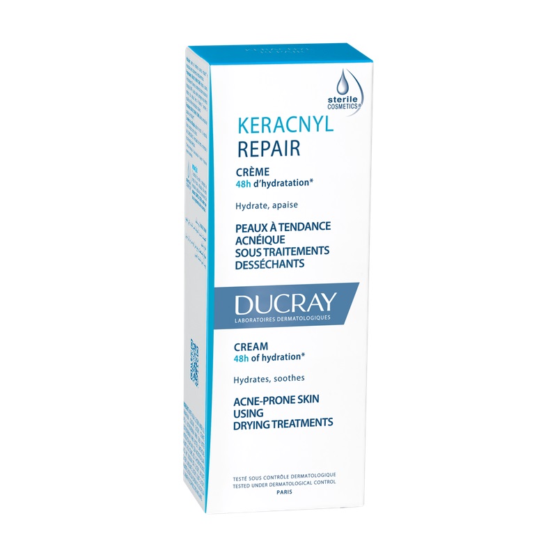 Ducray Керакнил Рипейр Крем для лица восстанавливающий д/проблемной кожи 50 мл belkosmex detoxкрем детокс для кожи вокруг глаз 40 увеличение гладкости для нежной и упругой кожи 25 0