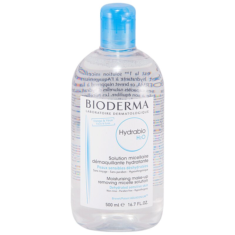 Bioderma Гидрабио Н2О вода мицеллярная фл.500 мл очищающая мицеллярная вода для жирной и комбинированной кожи