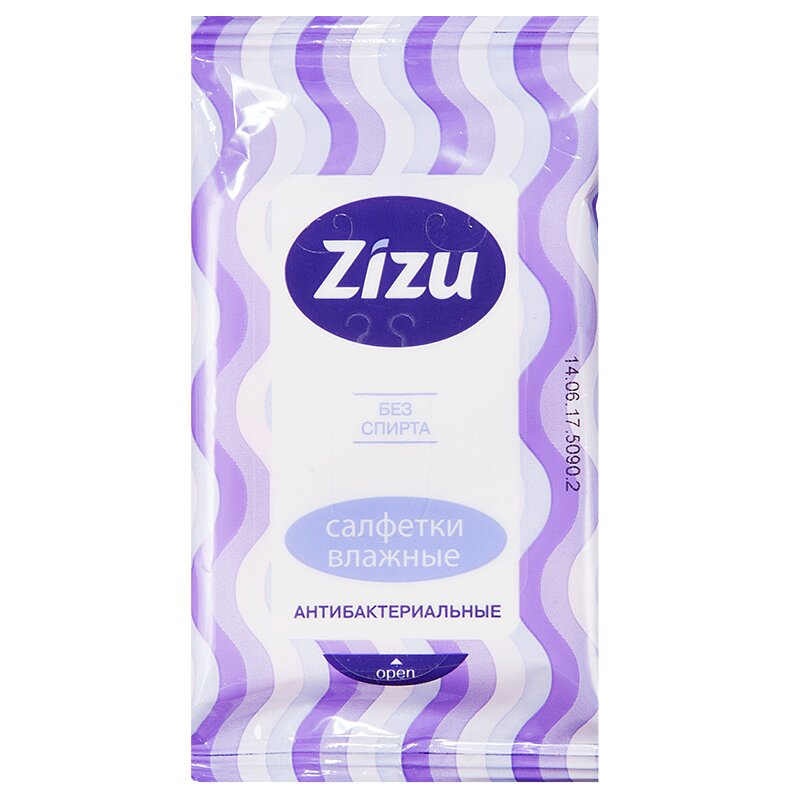

Zizu Салфетки влажные антибактериальные 10 шт
