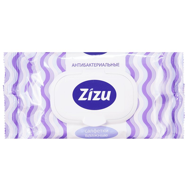 Zizu Салфетки влажные антибактериальные 40 шт loren cosmetic влажные салфетки для интимной гигиены intimal hygiene comfort