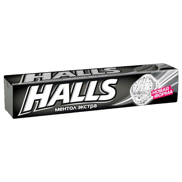 Леденцы Halls экстра-сила, от кашля N9 pl леденцы с витамином с со вкусом черная смородина 9 шт