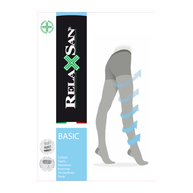 

Relaxsan Basic Колготки компрессионные Collant 2 класс компрессии 280 den размер 4 Телесные