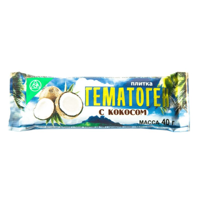 

Гематоген с кокосом 40 г