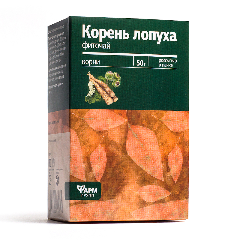 

Лопух корень фиточай 50 г