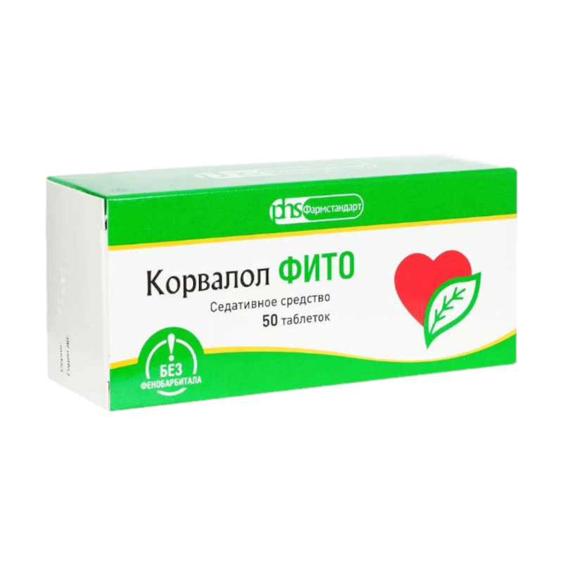 

Корвалол Фито таблетки 50 шт