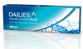 Линза контактная Dailies AquaComfort Plus BC=8,7 -3,50 30 шт линзы контактные мягкие оптима фв 8 7 3 25 4