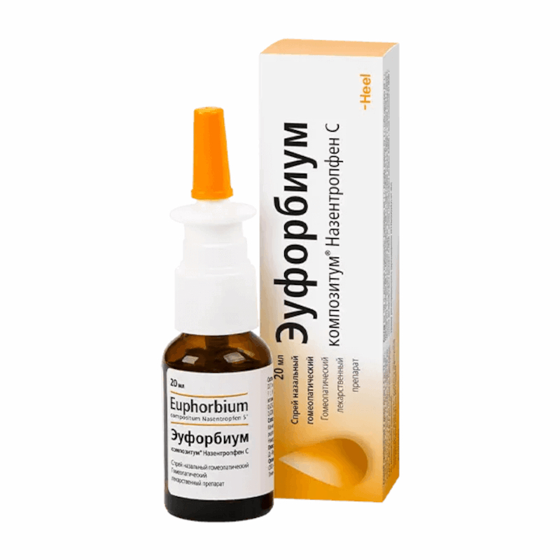 Изображение товара Эуфорбиум композитум Назентропфен С спрей назальный гомеопатический 20 мл