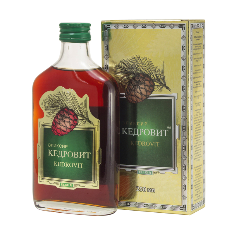 Изображение товара Кедровит эликсир для внутреннего применения 250 мл натуральный фитопрепарат