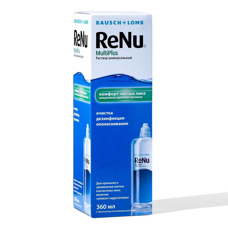 

ReNu MultiPlus раствор для ухода за контактными линзами 360 мл