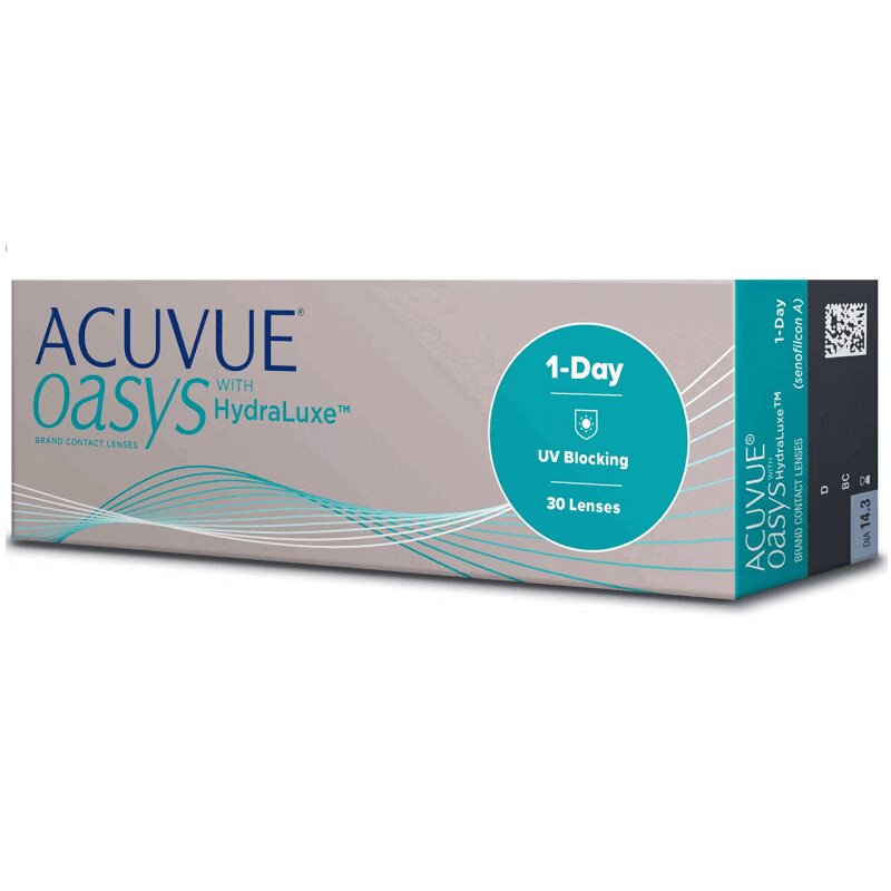 Линза контактная Acuvue Oasys with Hydraluxe BC=8,5 -3,25 30 шт тропа ведьм слезы навий