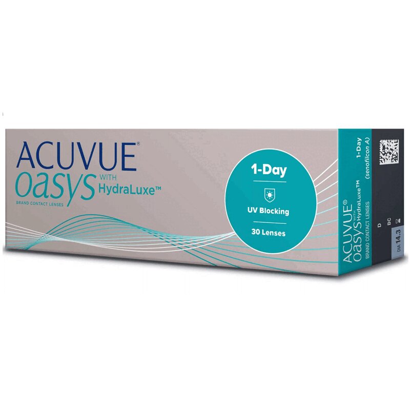 Линза контактная Acuvue Oasys with Hydraluxe BC=8,5 -4,75 30 шт линза контактная acuvue 1 day moist bc 8 5 1 75 30