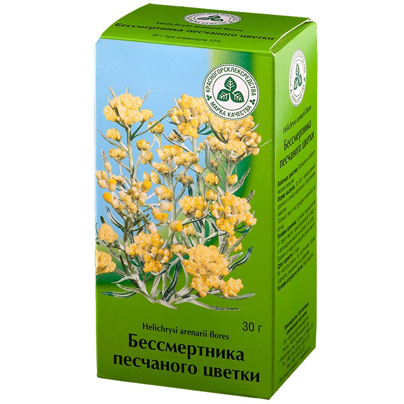 

Бессмертника песчаного цветки 30 г