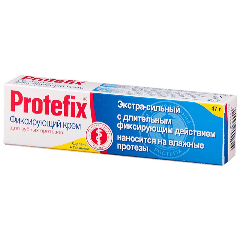 Протефикс крем для фиксации зубных протезов экстрасильный 40 мл