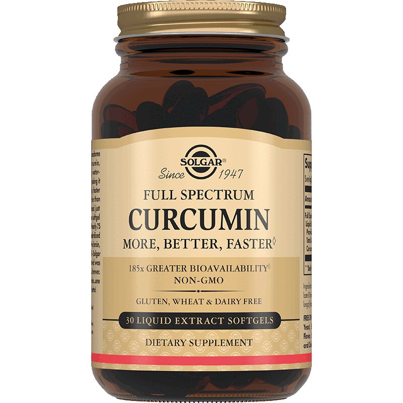 Изображение товара Капсулы Куркумин 40 мг Solgar, 30 шт - натуральная поддержка организма