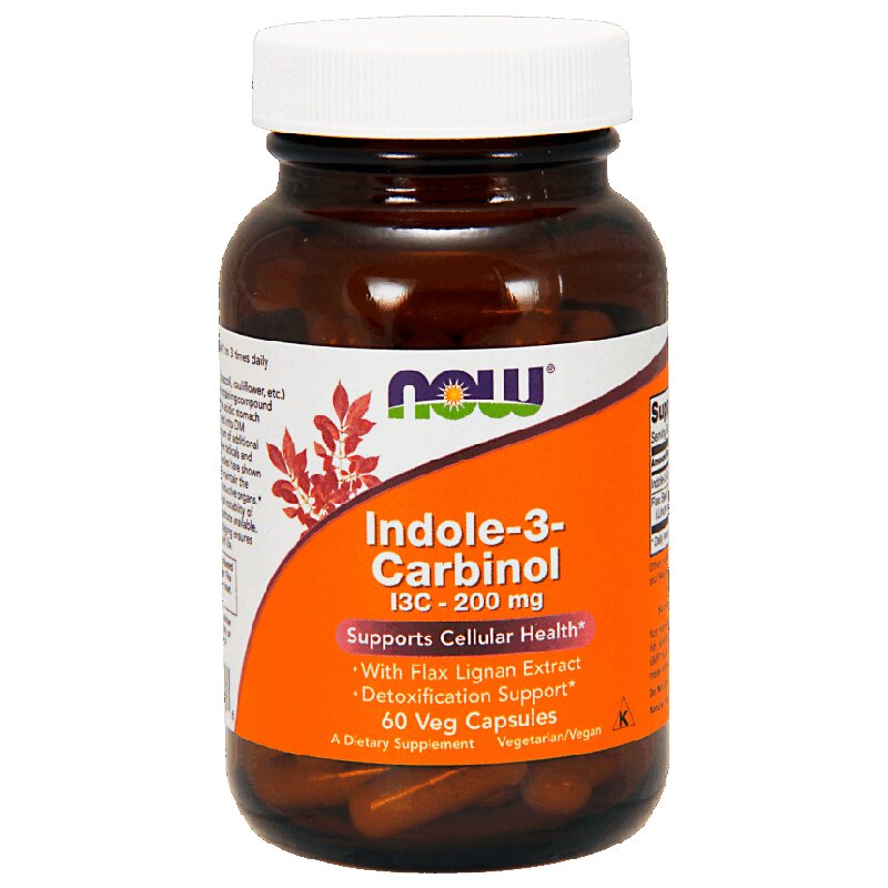 Нау Индол-3-Карбинол капс.60 шт антиоксидант naturalsupp indole 3 carbinol 200мг 30 капс