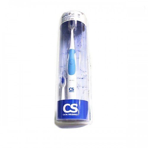Соник Пульсар зубная щетка CS-161 электрическая звуковая Голубая электрическая зубная щетка curaprox