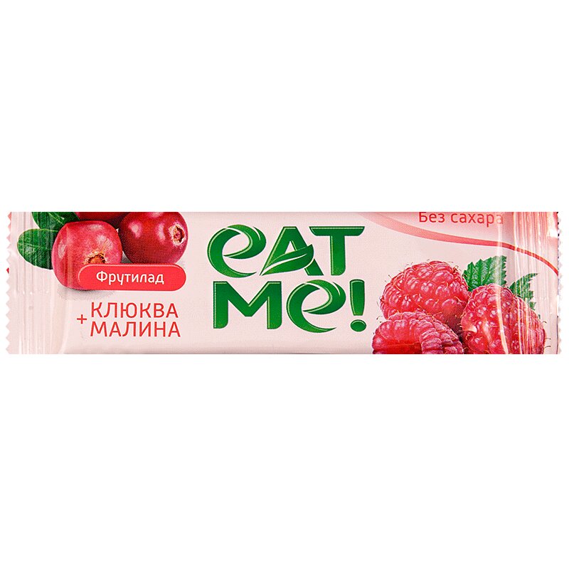 Eat Me! Фрутилад батончик Клюква-Малина 30 г здравсити батончик мюсли орех и клубника с вит с 40г текмар