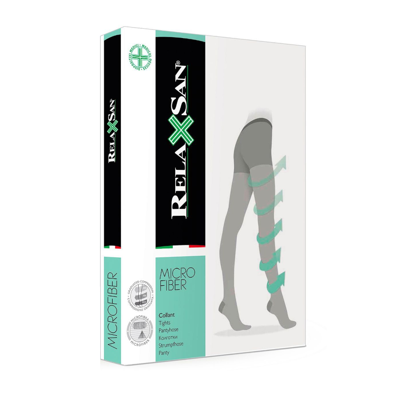 

Relaxsan MicroFiber Колготки компрессионные Collant 1 класс компрессии 140 den размер 3 Черные