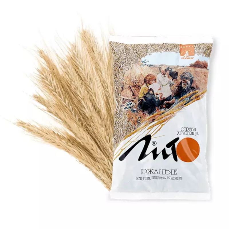 Изображение товара Лито Отруби хрустящие с кальцием ржаные 200 г