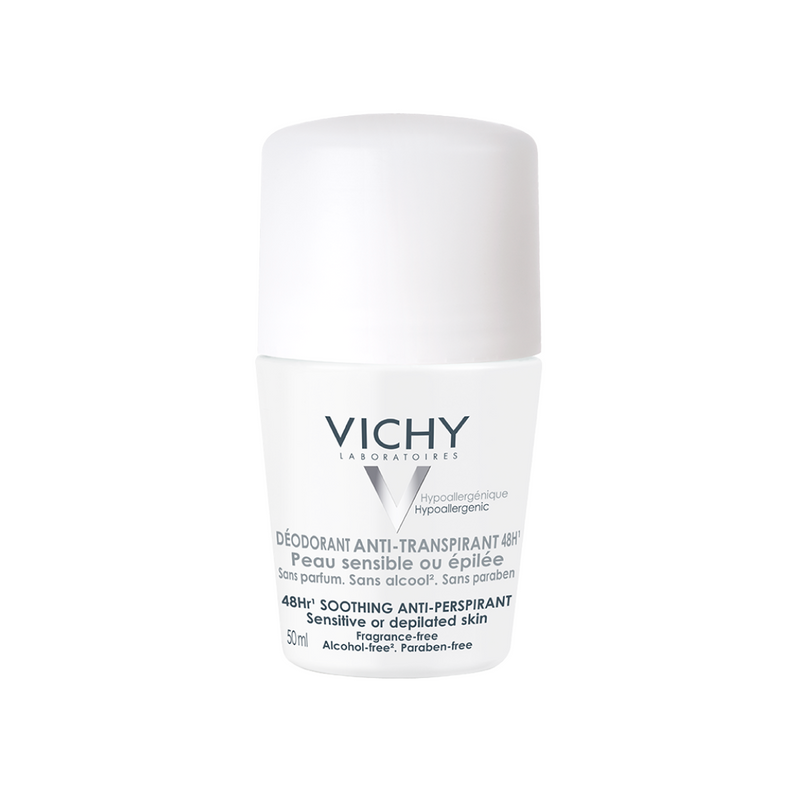 Vichy Дезодорант шариковый для чувствительной кожи 50 мл collistar шариковый дезодорант с овсяным молочком 24h