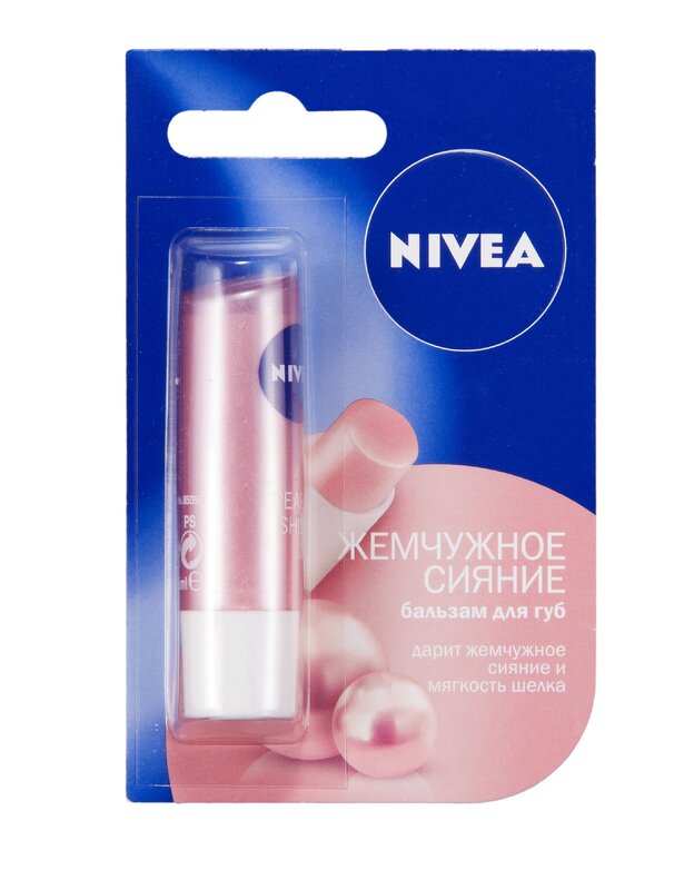 Nivea бальзам для губ Сияние Жемчуга 4,8 г