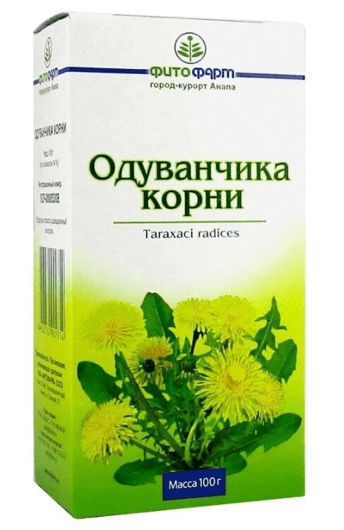 Одуванчик [корни коробка 100 г] N1 девясила корневища и корни пачка 50г