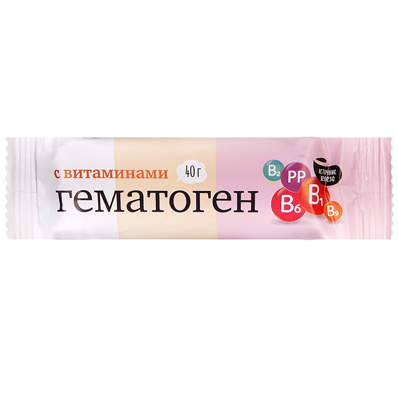 

PL Гематоген с витаминами 40 г