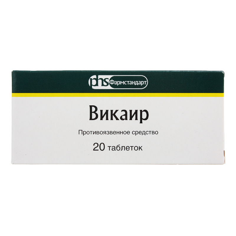 Викаир таблетки 20 шт крушина кора 50г