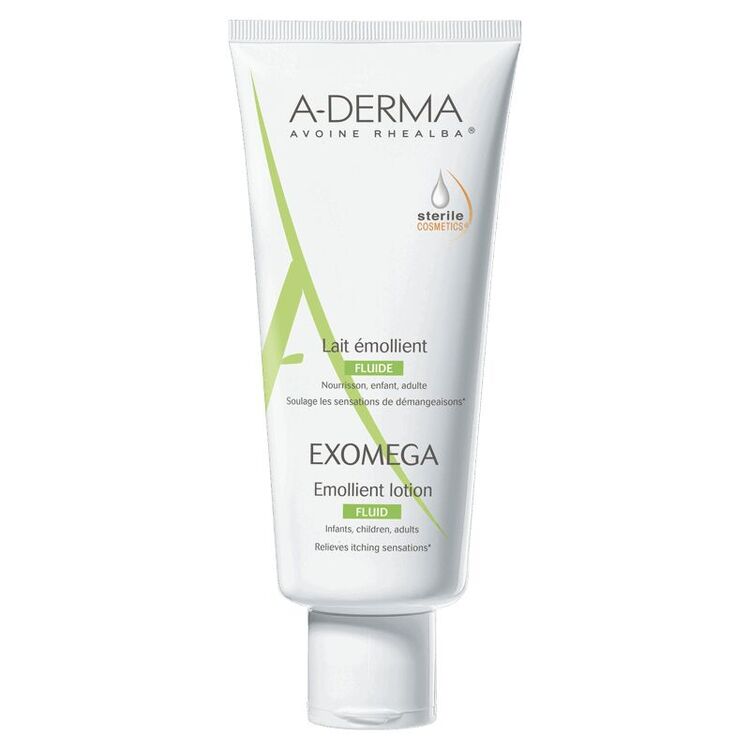 Изображение товара A-Derma Exomega Смягчающий лосьон для лица и тела 400 мл для сухой и атопичной кожи