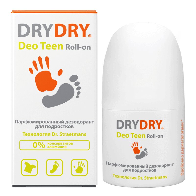 Dry Dry Део Тин дезодорант шариковый для подростков 50 мл narciso rodriguez парфюмированный дезодорант стик for him bleu noir