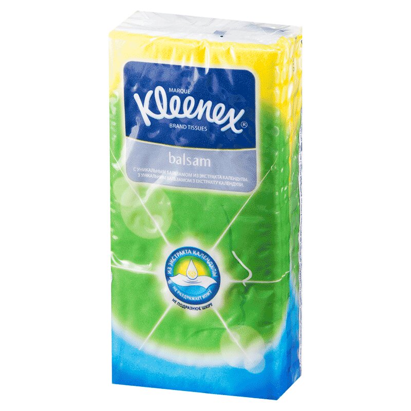 

Kleenex Balsam Платки бумажные носовые 10 шт