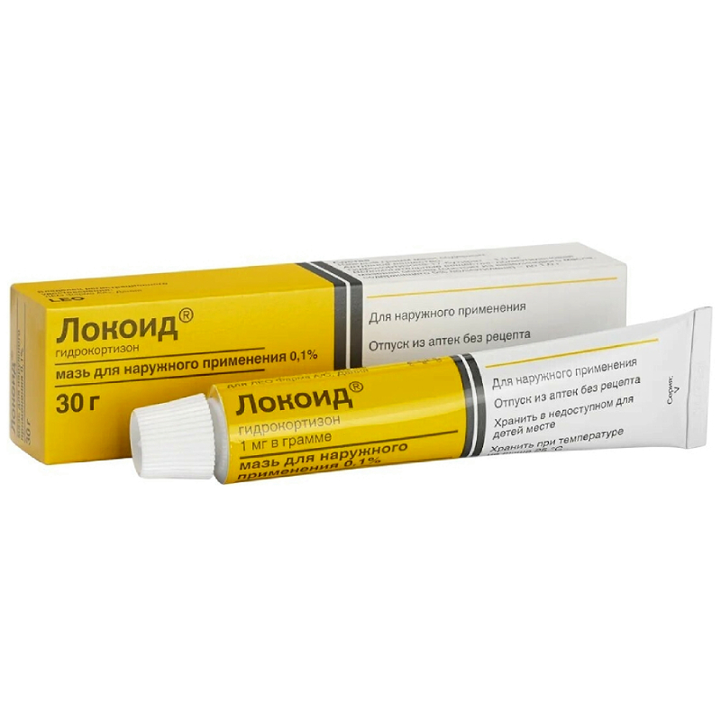 Изображение товара Локоид 0.1% мазь для наружного применения 30 г - лечение кожных заболеваний