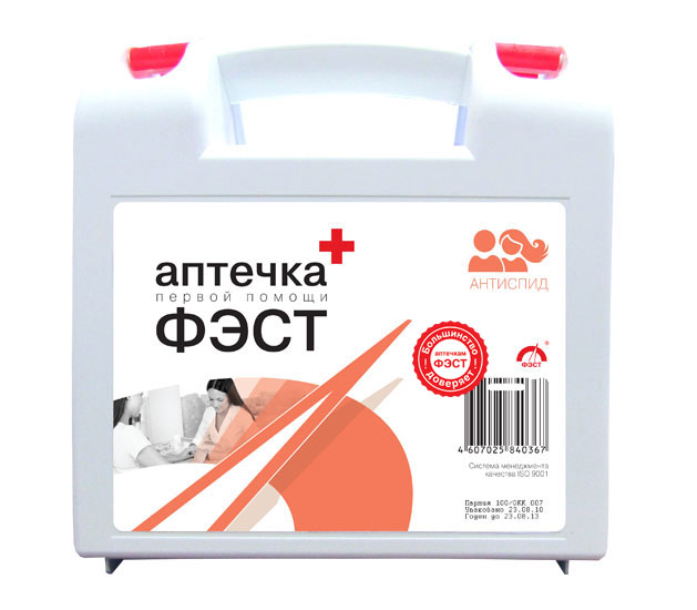 Изображение товара Аптечка первой помощи антиспид компактная от Фэст для дома и автомобиля