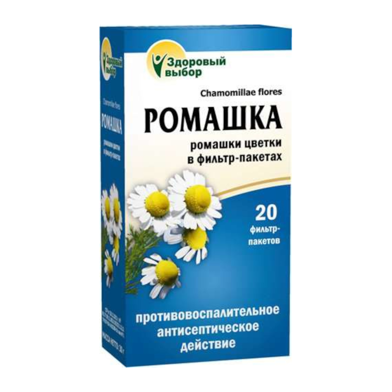 

Ромашка фильтр-пакеты 1,5 г 20 шт