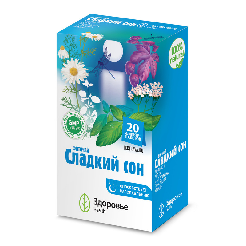 

Сладкий Сон фиточай фильтр-пакеты 2 г 20 шт