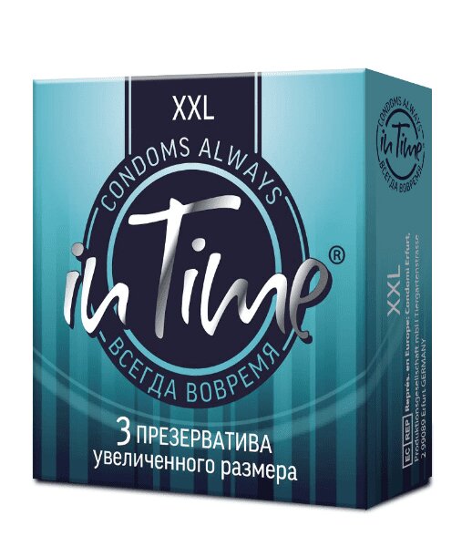 in Time XXL Презервативы увеличенного размера 3 шт in time классик презервативы 12 шт